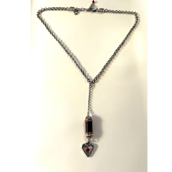 Brighton  "Heart Song" "Hope" Red Pendant Necklace (gift sack for display only) - Picture 1 of 8